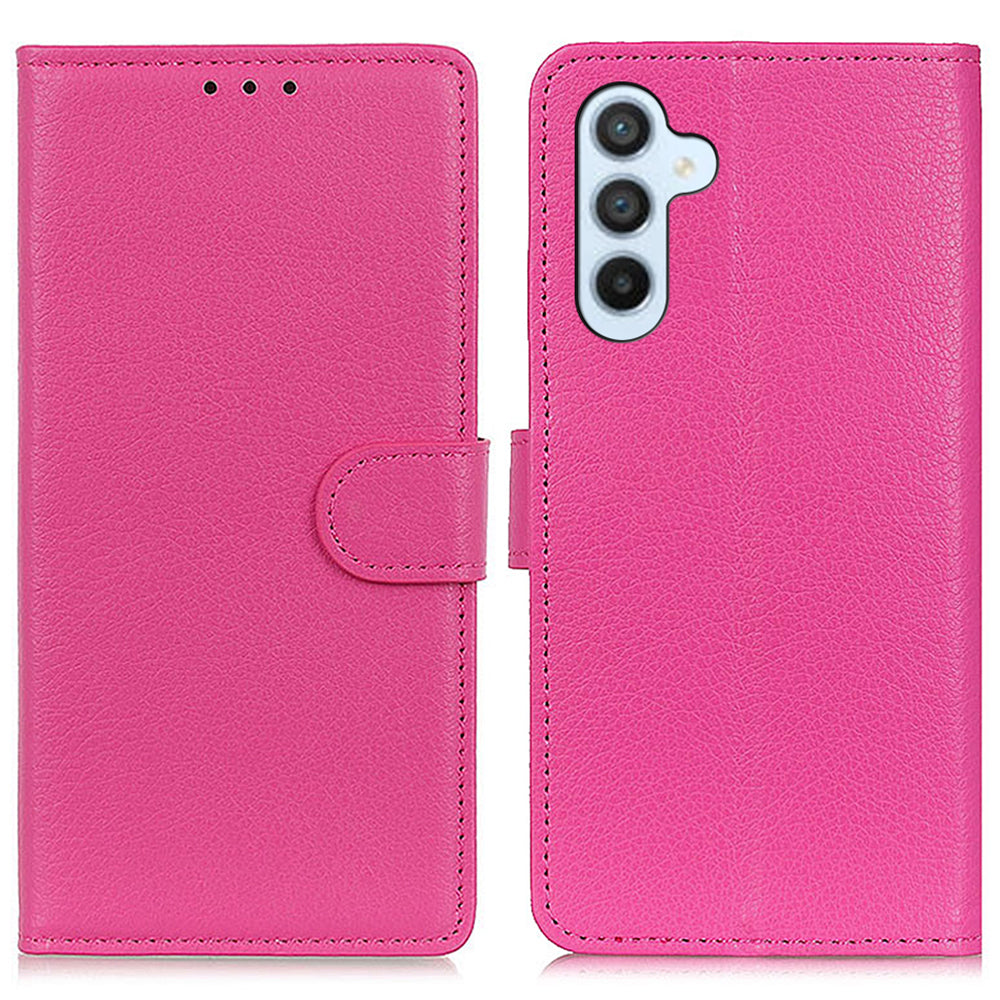 For Samsung Galaxy A05s 4G Case PU Leather Wallet Stand Litchi Texture Phone Cover For Samsung Galaxy A05s 4G Case PU Leather Wallet Stand Litchi Texture Phone Cover